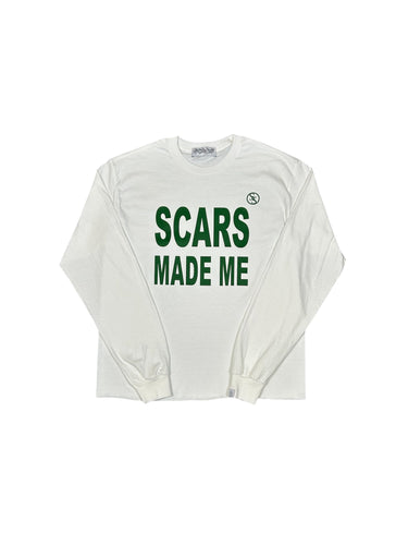 Scars Made Me Long Sleeve - White/Green