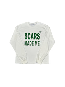Scars Made Me Long Sleeve - White/Green