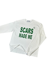 Scars Made Me Long Sleeve - White/Green