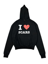Load image into Gallery viewer, I Love Scars Hoodie - Black