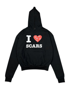 I Love Scars Hoodie - Black