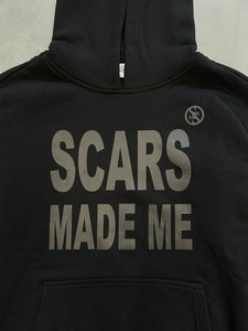 Scars Made Me Hoodie - Black/Black