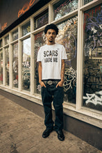 Load image into Gallery viewer, Scars Made Me T-Shirt - White/Black