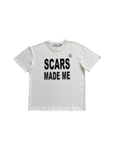Load image into Gallery viewer, Scars Made Me T-Shirt - White/Black
