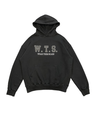 W.T.S. Hoodie - Washed Black